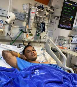 Quadro clínico de lateral do Sampaio Corrêa, melhora, mas alta ainda levará alguns dias