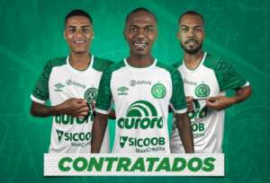 Série B: Chapecoense anuncia 3 reforços com atacante do Corinthians