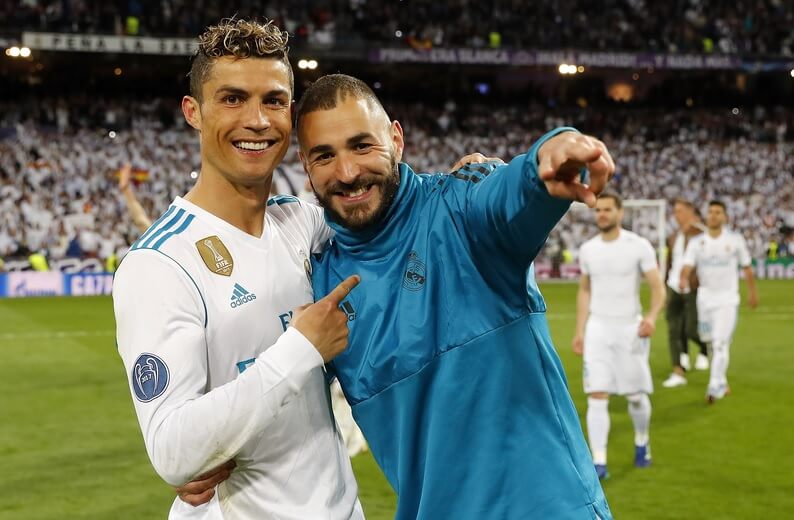 cristiano ronaldo benzema real madrid