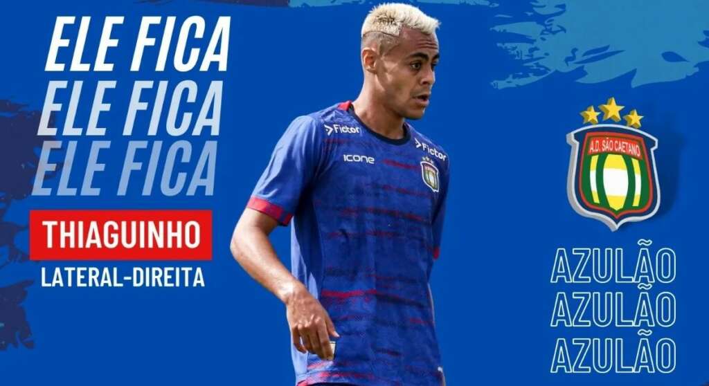 Copa Paulista: Lateral renova com São Caetano