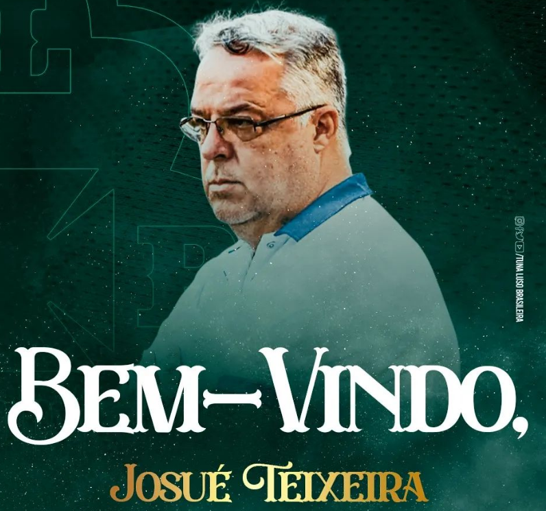 A Tuna Luso-PA anunciou Josué Teixeira como seu novo treinador