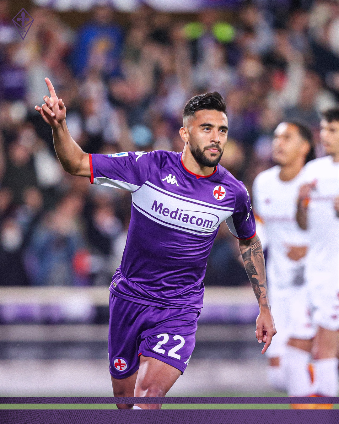 ITALIANO: Em 11 minutos, Fiorentina faz dois gols e derrota a Roma
