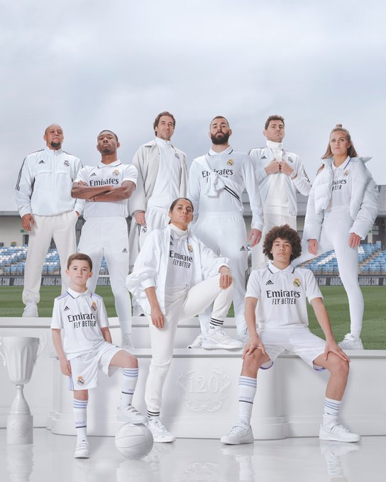 Real Madrid lança uniforme com estilo retrô e destaca seus 120 anos de história