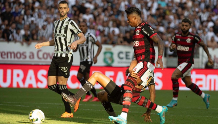 Flamengo e Ceará empatam em 2 a 2