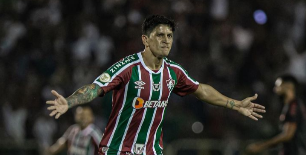 Germán Cano recebe elogios de Diniz e Nino no Fluminense