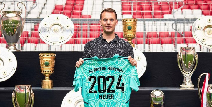 Neuer renova com Bayern e entrará para o Top 10 do clube