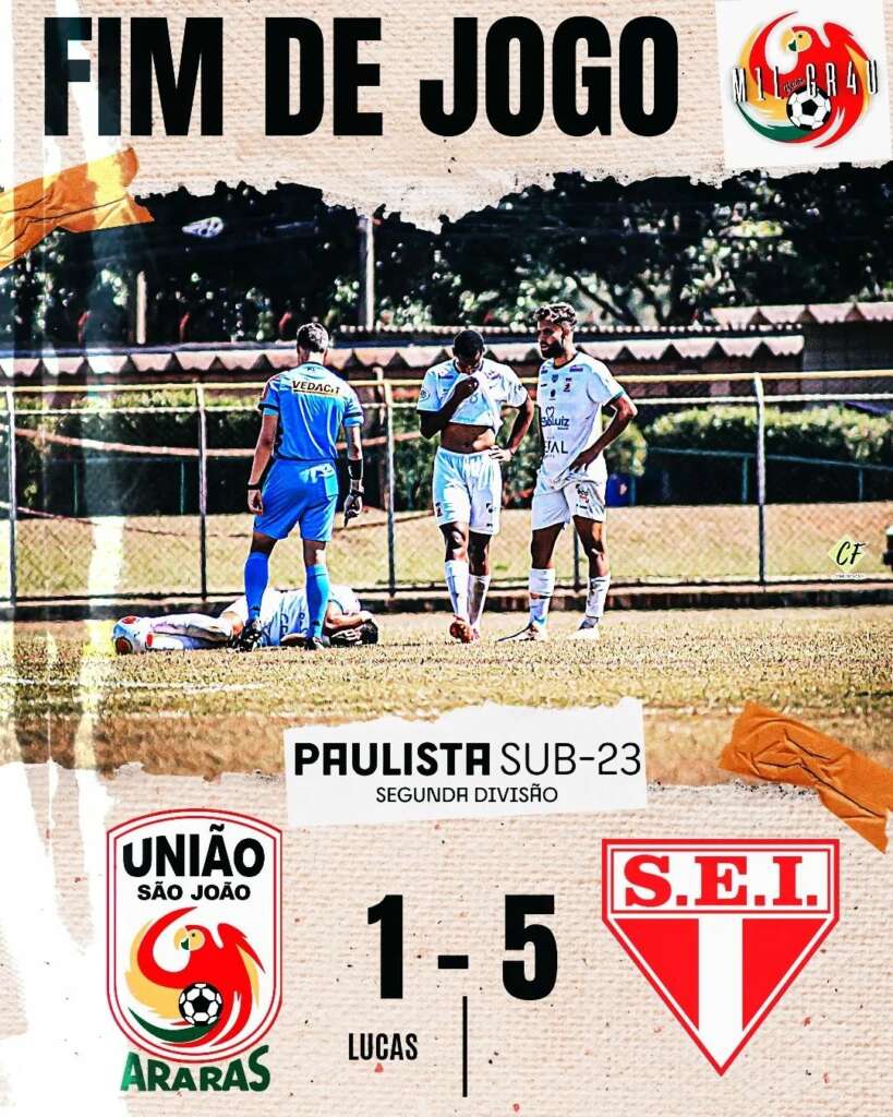 Segundona: Derrota elimina chances de classificação do União de Araras