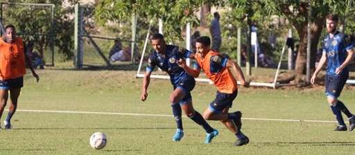 Treino da Aparecidense para Série C