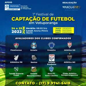 Copa Paulista: Votuporanguense realiza avaliação de jogadores Sub-13, Sub-15 e Sub-17