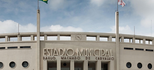 Estádio do Pacaembu, local do Museu do Futebol