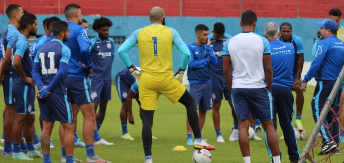 Enderson Moreira comanda seu primeiro treino no Bahia