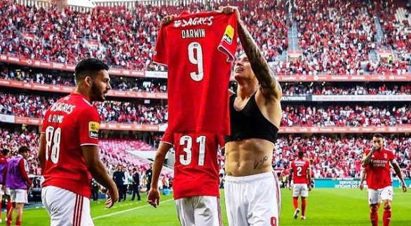 Darwin Nuñez, sensação do Benficas é desejado pelo Liverpool