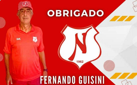 Fernando Guisini não é mais técnico do Náutico-RR na Série D