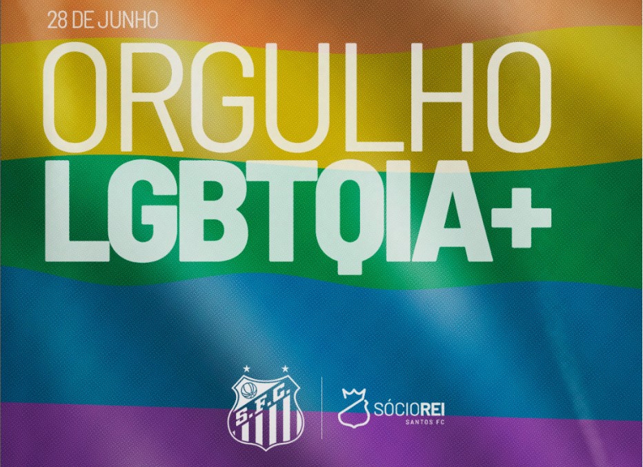 Santos lança campanha no Dia do Orgulho LGBTQIA+. Veja vídeo!
