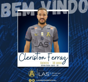 Série C: Aparecidense anuncia goleiro que estava em rival goiano