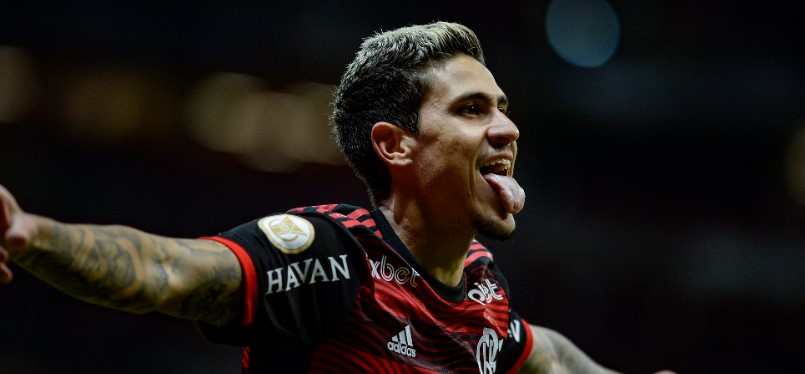 Pedro marcou duas vezes na vitória do Flamengo