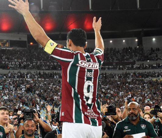 Fred exalta Fluminense em 1º dia aposentado: 'Branco, verde e grená para sempre'