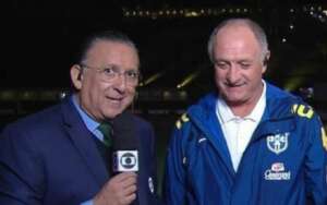 Galvão Bueno revela que Felipão se recusa a falar com ele desde os 7 a 1 da Copa