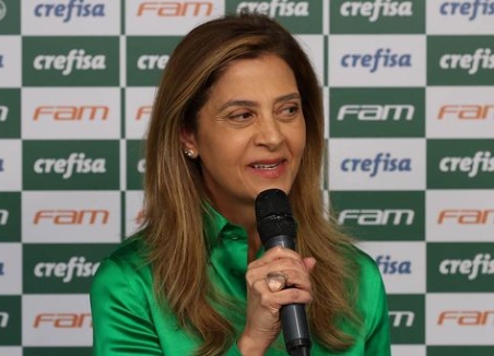 Leila Pereira, presidenta do Palmeiras