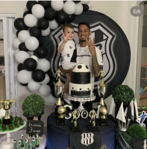 Filho de Lucca tem aniversário com tema 'Ponte Preta' e conquista torcida pela fofura