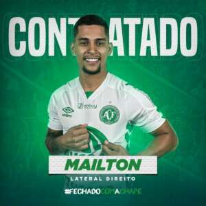 Série B: Chapecoense oficializa chegada de lateral que estava no Ucrânia