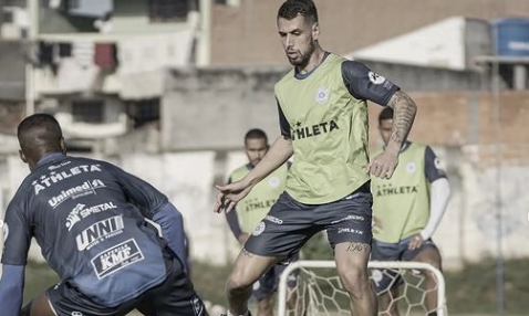 São Bento treinando para jogar a Copa Paulista