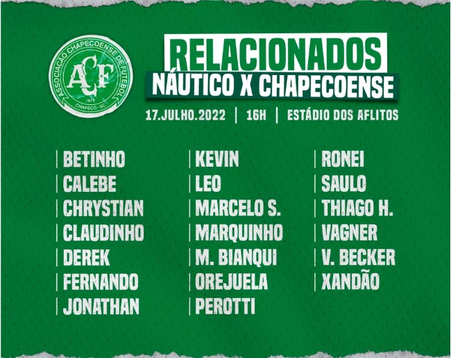 lista relacionados chapecoense