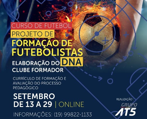 CURSO DE FUTEBOL: Elaboração do DNA Clube Formador