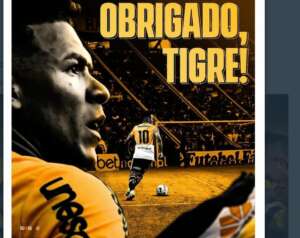 Série B: Marquinhos Gabriel usou as redes sociais para se despedir do Criciúma