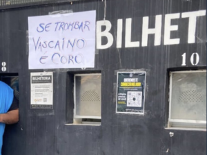 Série B: Torcida da Ponte faz ameaça em bilheteria: “Se trombar vascaíno é coro”