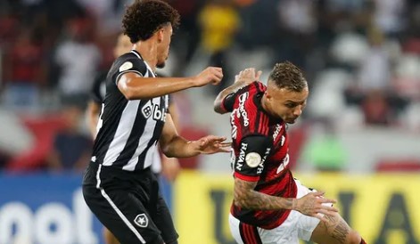 Botafogo acabou perdendo o clássico para o Flamengo