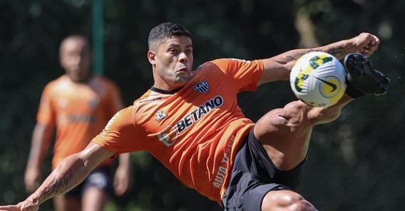 Hulk, atacante do Atlético-MG, no Brasileirão