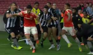 Confusão em jogo do Inter contra o Botafogo ficou sem punições