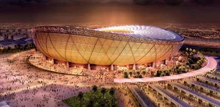 Estádio da final da Copa é inaugurado com 'torcida' do Brasil