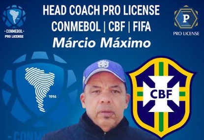 Márcio Maximo tem a licença Pró Conmebol