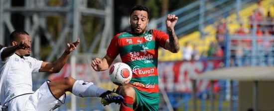 Caio Mancha, autor do segundo gol da Lusa