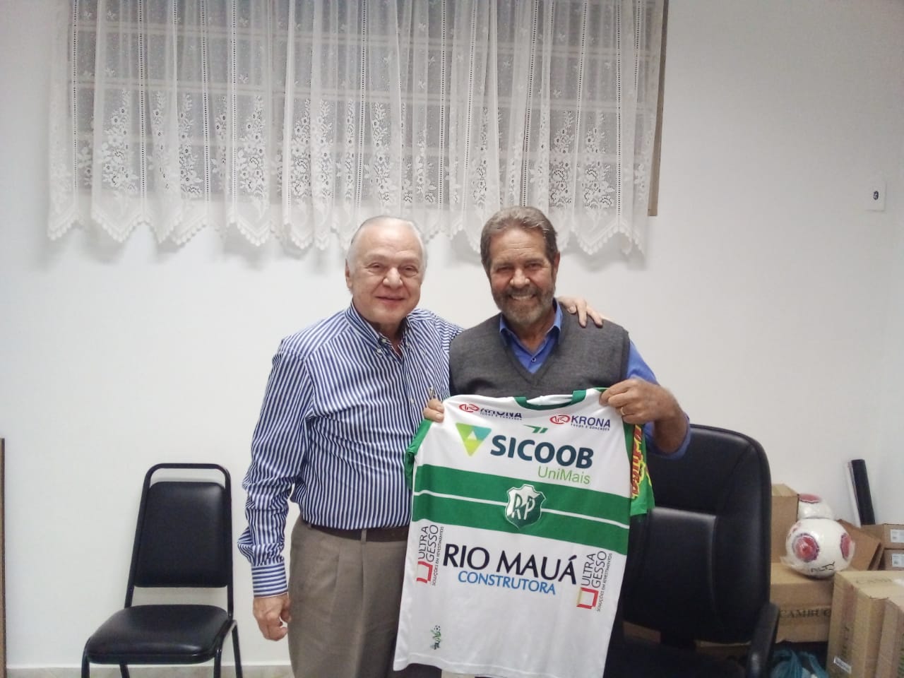 Paulista A3: Dirigente rio-pretense visita presidente comercialino
