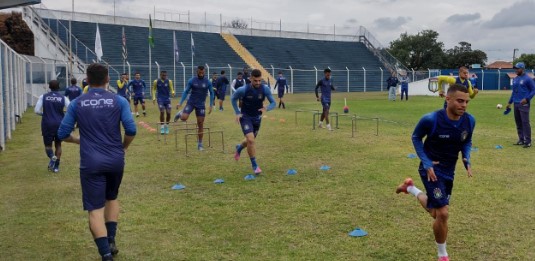 São Caetano treinando para Copa paulista