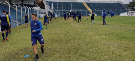 São Caetano treinando para Copa paulista