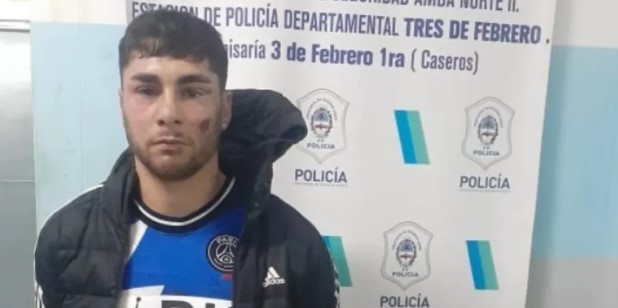 Ezequiel Cirigliano foi preso em tentativa de assalto à mão armada