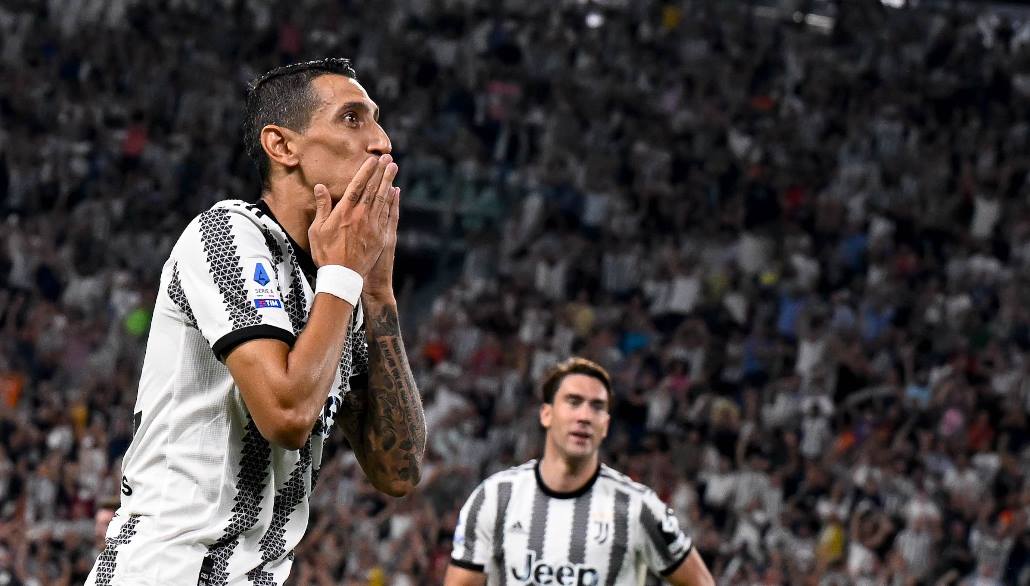 ITALIANO: Di María brilha em vitória da Juventus e Napoli estreia com goleada