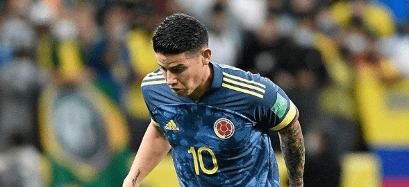 James Rodriguez Colômbia Valencia