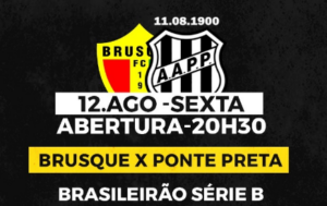RÁDIO FI: Ponte Preta e Guarani na Série B você acompanha aqui!
