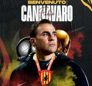 Fabio Cannavaro assume comando técnico do Benevento, da 2ª divisão da Itália