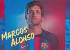 Barcelona anuncia contratação de Marcos Alonso, ex-Chelsea
