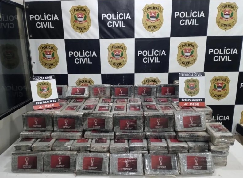 Polícia apreende ‘’cocaína da Copa’’ no interior de São Paulo