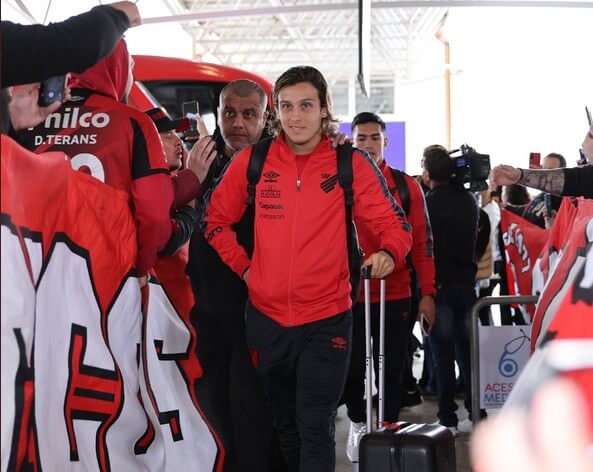 embarque athletico pr libertadores