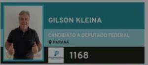 Gilson Kleina ainda é candidato a deputado federal no Paraná