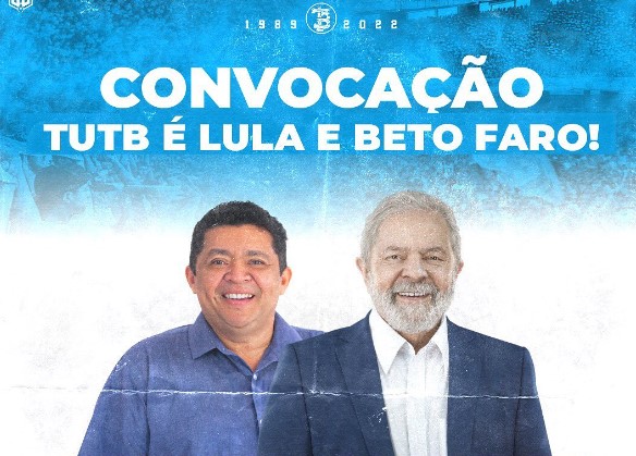 Torcida Organizada do Paysandu convoca associados a participarem de eventos pró Lula