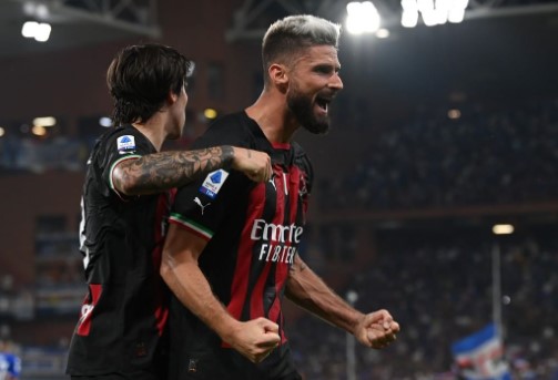 ITALIANO: Com um a menos, Milan vence Sampdoria e vira vice-líder